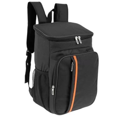 Imagem de Mochila Térmica 20 Litros Cooler Bag Isolamento Impermeável Alças Acolchoadas Capaceidade Para Bebias Ideal Para Viagens, Trilhas, Acampamento, Piquenique Camping, Churrasco PREMIUM DUPIN (PRETA)