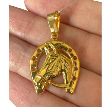 Imagem de Pingente Ferradura M - Banhado A Ouro 18K