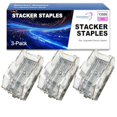 Imagem de Grampos de cartucho de grampos para grampeador elétrico para mesa 13500 peças (27 x 53 mm, grampos + prateleira transparente) para grampeador automático