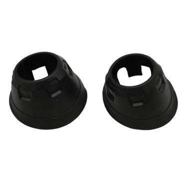 Imagem de OKAY MOTOR BK3Z16758AC 2 peças capa de parada magnética de para-choque de porta de carga traseira compatível com 2015-2023 Transit 150 250 350 350HD capa de para-choque suporte trilho isolador porta