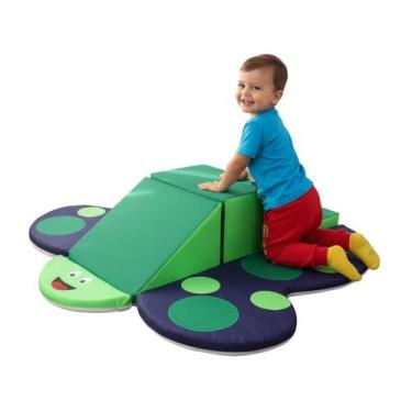 Imagem de Playground Espumado Borboleta 6 Peças com Escada, Rampa e Asas150 x 13