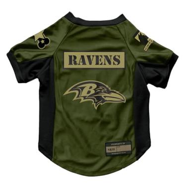 Imagem de Littlearth NFL Valor Pet Stretch Jersey Baltimore Ravens