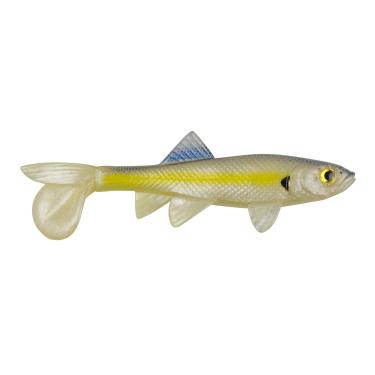 Imagem de Isca de pesca de água doce PowerBait Berkley (todos os estilos PowerBait), Isca Powerbait Sick Fish, Chartreuse Shad, 3' (5 Count)