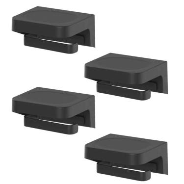 Imagem de 4X Porta Papel Higiênico De Parede Banheiro Ou Preto