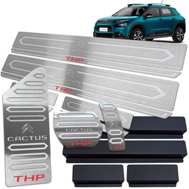 Imagem de Descanso Soleira Pedaleira Auto Inox Citroen C4 Cactus Thp