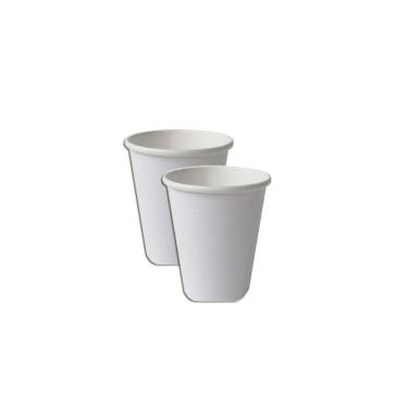 Imagem de Copo De Papel Branco 120Ml Biodegradável 55 U Kit 2