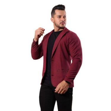 Imagem de Blazer Masculino Slim Esporte Fino Elastano Premium - Debatt Jeans, P,