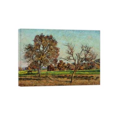 Imagem de Armand Guillaumin Famoso Arte de Parede Pôster-Impressões em Tela para sala de estar-Reprodução pinturas(Damietta Summer) 50x70cm Tela Embrulhada