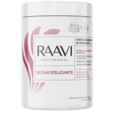 Imagem de Creme Massagem Corporal Ultradeslizante Hidratação Raavi 1kg
