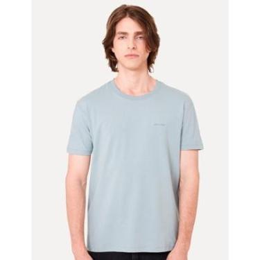 Imagem de Camiseta John John Masculina Slim Fit Cotton Azul Claro-Masculino