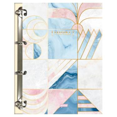 Imagem de Jandaia - Caderno Argolado Cartonado College Marble 80 folhas