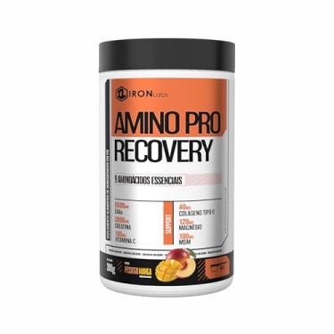 Imagem de Amino Pro Recovery 300g Iron Labs Pêssego e manga