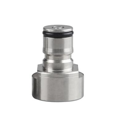 Imagem de Fabricação caseira de cerveja 304 Stainless Steel CouplerAdapter G5/8 Thread Ball Lock beer Keg QuickDisconnect Conversion Kit Gas & Liquid Posts Acessórios para vinho(Liquid)