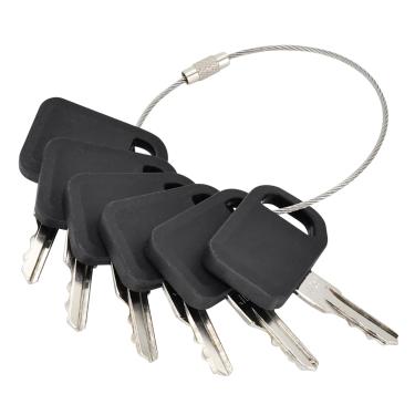 Imagem de Celliparts Chaves de ignição AM131841 (6) compatíveis com John Deere Gator CS CX HPX Trail TE TH TS TX XUV Series LX X400 X500 X700 300 400 Series Lawn Tractor substitui AM101600 AM102439 M73153