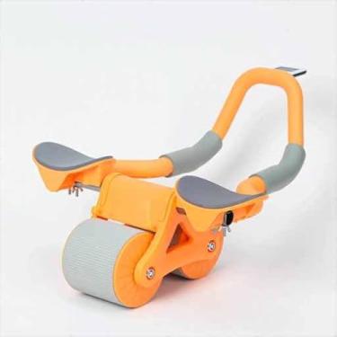 Imagem de “Roda Abdominal Automática com Rebote + Suporte Cotovelo e Temporizador – Core Forte para Iniciantes”