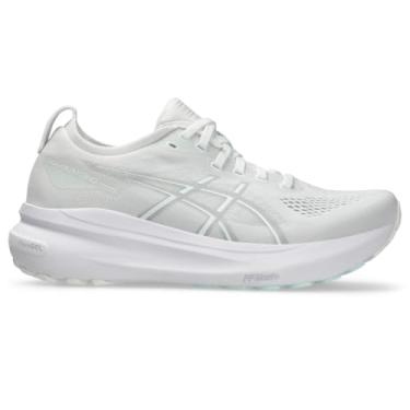 Imagem de ASICS Tênis de corrida feminino Gel-Kayano 31, Branco/Branco, 41