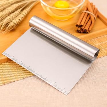 Imagem de Cortador de Massa Aço Inox Espátula Raspador Cozinha Padaria