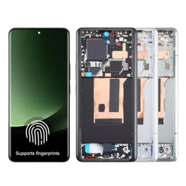 Imagem de AMOLED 17.1 cm para Xiaomi mi 13 Ultra 2304FPN6DC Display LCD Touch Screen Substituição Digitalizador Assembléia (Preto Sem Moldura)