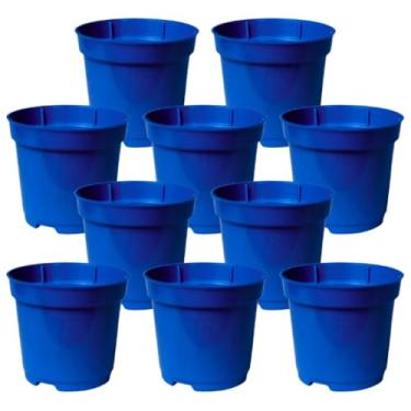 Imagem de Vaso de Planta, Kit Até 50 Mini Vasos Pote 6 Colorido para Plantas E Suculentas 80ml(Azul Escuro,30 Unidades)