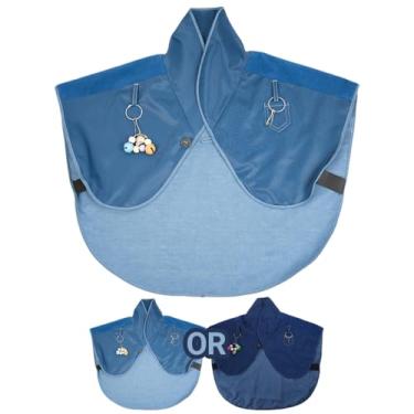 Imagem de WAGHAVEN Protetor de ombro de papagaio interativamente, protetor de pescoço para animais de estimação, pássaros, periquitos, xaile multifuncional anti-arranhões - 1 peça de cor aleatória