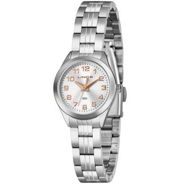 Imagem de Relógio Lince Feminino Ref: Lrmh267l25 S2sx Clássico Prateado