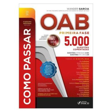 Imagem de Como Passar Na Oab 2026 - 1ª Fase - 5.000 Questões Comentadas 22ª Ed