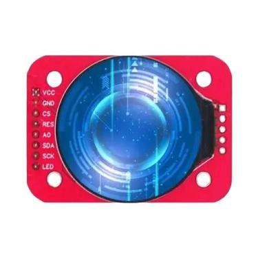 Imagem de Módulo De Display LCD TFT Redondo De 1,28 Polegadas RGB 240x240 Driver