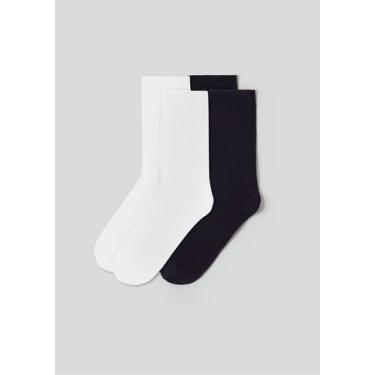 Imagem de Kit 2 Meias Unissex Cano Longo - Multicolorido P - Hering, P