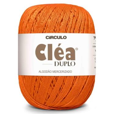 Imagem de Fio Linha Clea Duplo 508m Círculo 150g Ideal Crochê E Tricô (4445 - TANGERINA)