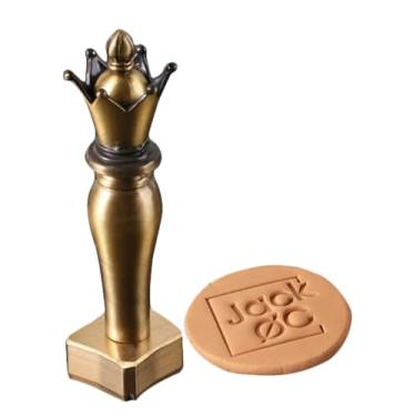 Imagem de Logotipo personalizado ferramenta de argila carimbo de assinatura de cerâmica personalizada com seu design carimbos iniciais para cerâmica e assinatura de argila (7,5 cm)