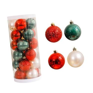 Imagem de predolo Bolas de Natal para Enfeite de Árvore de Natal, Diâmetro 6 cm, Enfeites Decorativos para Casa, Festas e Hotéis, 24 Peças