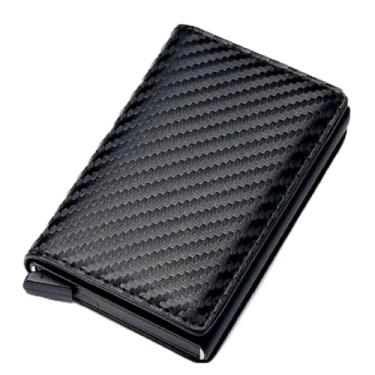 Imagem de Carteira Slim RFID Antifurto com 7 Compartimentos e Ejeção de Cartões Automática