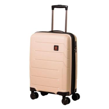 Imagem de Mala Pequena De Bordo Navegat Expansível Areia Rodas Duplas Cadeado Tsa Polipropileno