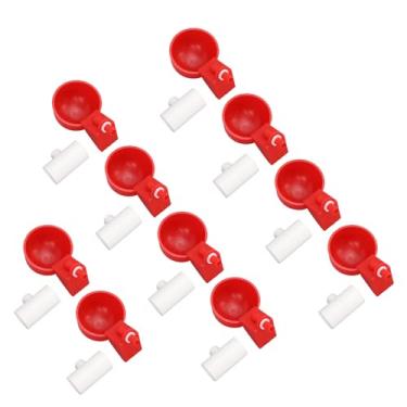 Imagem de aqxreight Copos Automáticos para Beber água de Frango, Tigela para Beber Aves Sem Vazamentos - Kit Grande de Comedouro de água para Frango Adequado para Galinhas, Patos, Gansos, Perus,