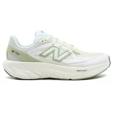 Imagem de Tênis New Balance Fresh Foam Trainer Unissex - Bege/verde Claro - 43