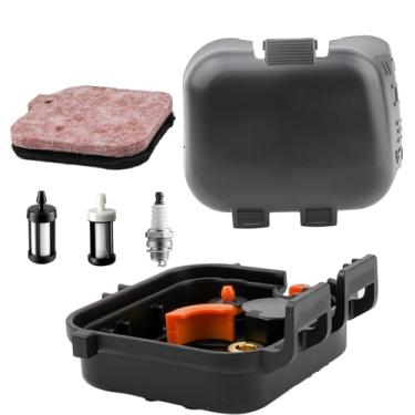 Imagem de BG55 Capa de filtro de ar com base de filtro kit de montagem para soprador de folhas Stihl BG45 BG65 BG85 BR45C SH55 SH85 substitui peças 4229-140-2801 4229-141-0501