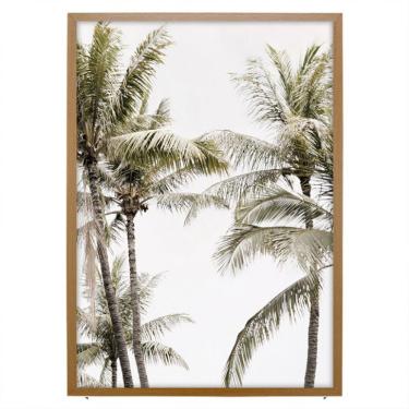 Imagem de Quadro Natural Coqueiros II sem Vidro Colorido 50x70 cm