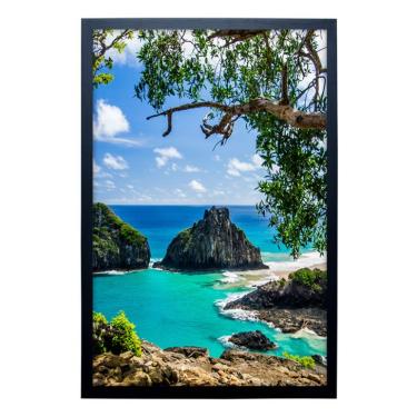 Imagem de Quadro Natural Litoral II sem Vidro Colorido 50x70 cm