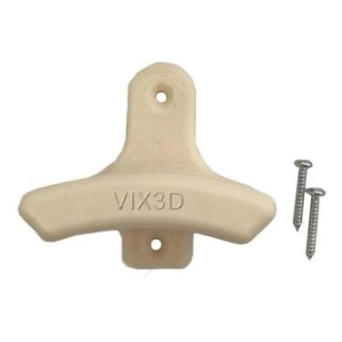 Imagem de Suporte De Parede Parafusado Headset Headphone Branco - V I X 3 D