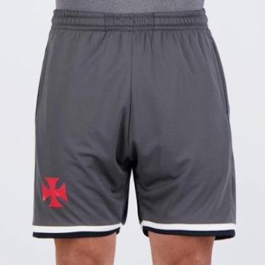 Imagem de Bermuda Vasco Metas Cinza Escuro-Masculino