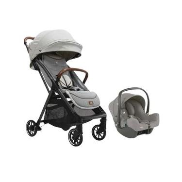 Imagem de Carrinho de Bebê Combo Parcel Oyster com Bebê Conforto I-snug Pebble Joie