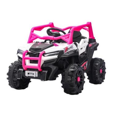 Imagem de Quadriciclo Infantil Mini Carro Elétrico Maxi Toys - Rosa