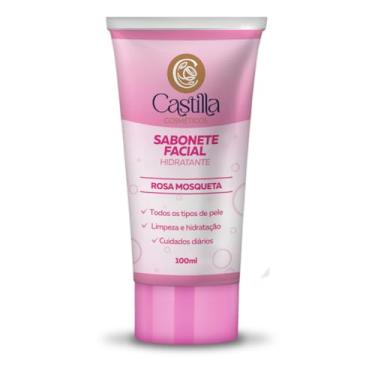 Imagem de Sabonete Facial Castilla Rosa Mosqueta 100mL – Limpa, Hidrata e Renova | Uso Diário Anti-aging