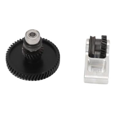 Imagem de LiebeWH Kit de Engrenagem de Extrusora de Impressora 3D, Conjunto de Substituição de Nano Revestimento de Aço Endurecido para P1S P1P X1 Carbon X1E, Controle de Extrusão Aprimorado e Eficiência