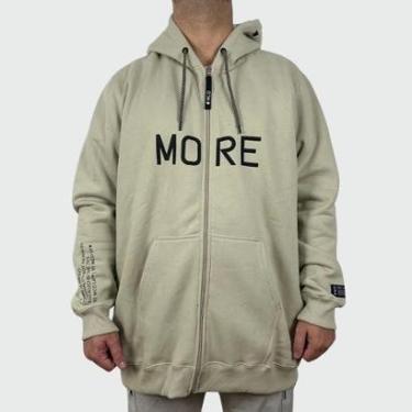 Imagem de Moletom MCD Canguru Aberto More Core Cinza Stone-Masculino