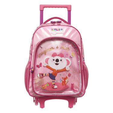 Imagem de Mochila de Rodinhas Mundo Lilica Ripilica Brincar Rosa
