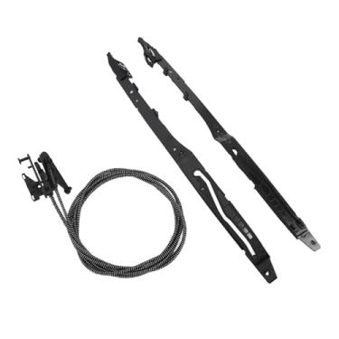 Imagem de Aramox Conjunto de Trilhos de Cabos de Vidro para Teto Solar, Kit de Reparo de Trilhos de Cabos Com Vedação Aprimorada e Ruído Reduzido Com Material ABS