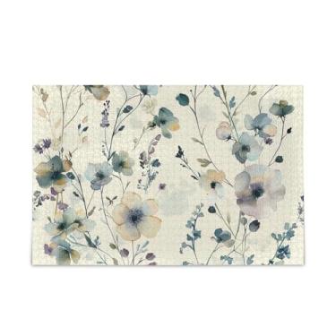 Imagem de WELLDAY Quebra-cabeça aquarela flores silvestres 500 peças grande jogo de arte para adultos adolescentes