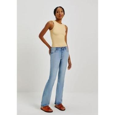 Imagem de Calça Jeans Hering Cintura Alta Boot Cut Feminina-Feminino