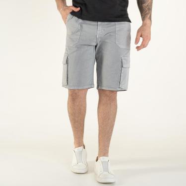 Imagem de Bermuda John John Regular Cargo Cinza-Masculino
